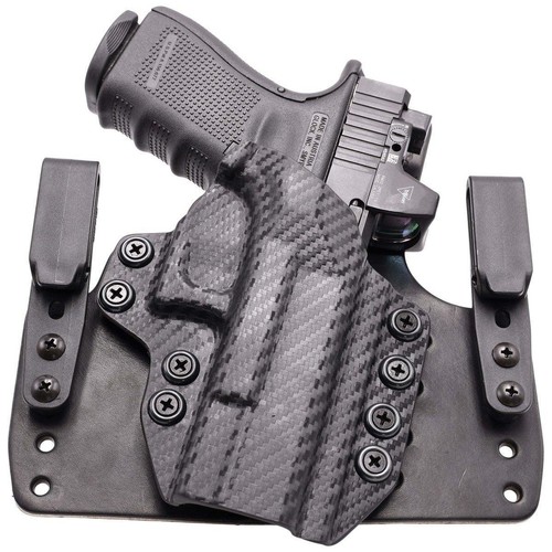 Sig Sauer P320 Leather Hybrid Holster (Wide) - Picture 2 of 5