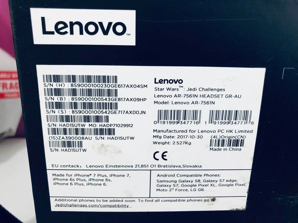 Star Wars: Jedi Challenges Lenovo AR-756IN Headset GR-AU - Image 3 of 4