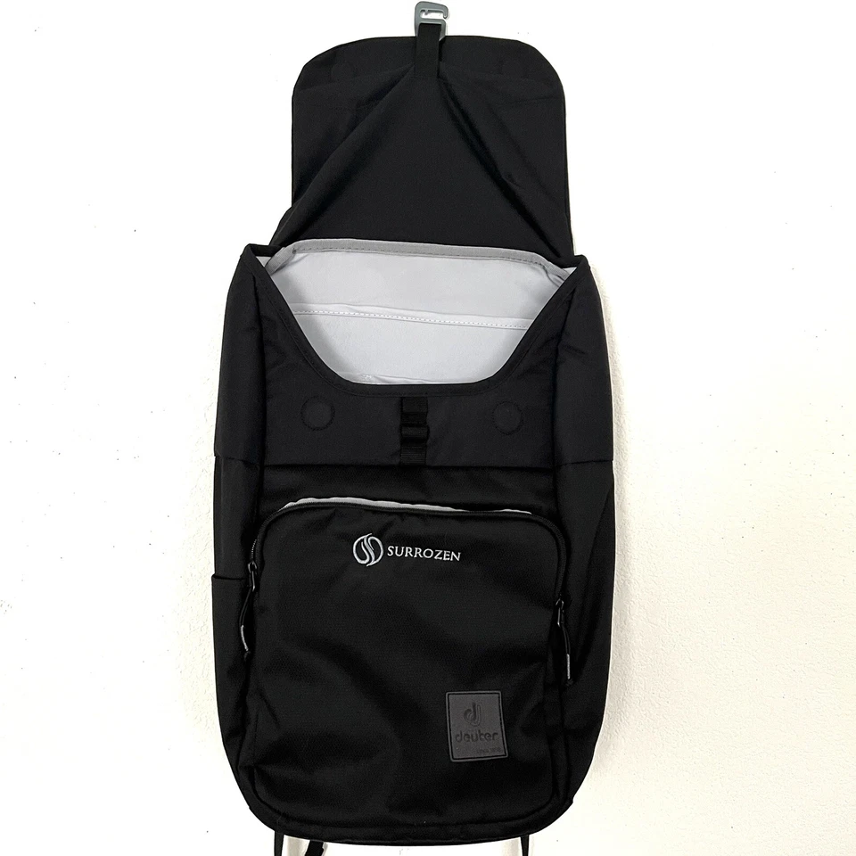 Mochila preta para laptop externo Deuter - Imagem 3 de 4