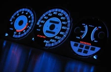 92-95 HONDA CIVIC glow gauges dials plasma dials tacho glow tachoscheibe style 1