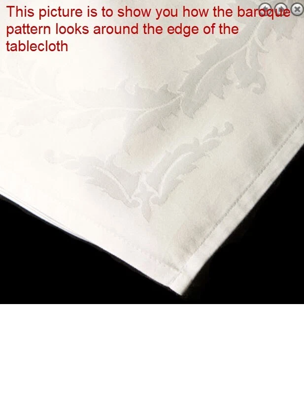 Riegel Restaurant Quality Tablecloth ~ Baroque Wheat Jacquard 54 x 54 **NEW** - Image 2 of 2