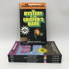 Unofficial Gamer's Adventure Series Set Minecrafter's Novel 5 Books Minecraft