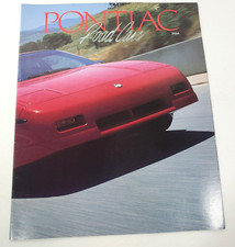 1988 Pontiac Fiero Dealer Brochure Fiero Firebird Fold Out Poster Of Grand Prix