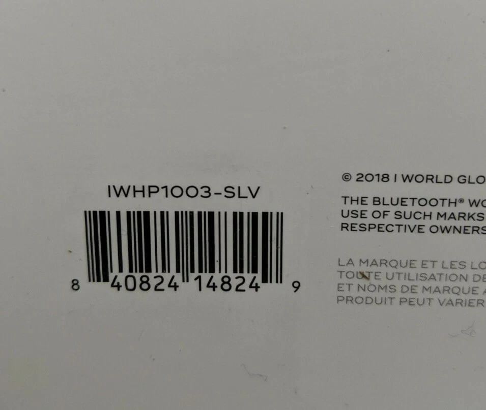 Auriculares Inalámbricos Bluetooth Iworld Imperial Gris *Leer Foto 3 de 4