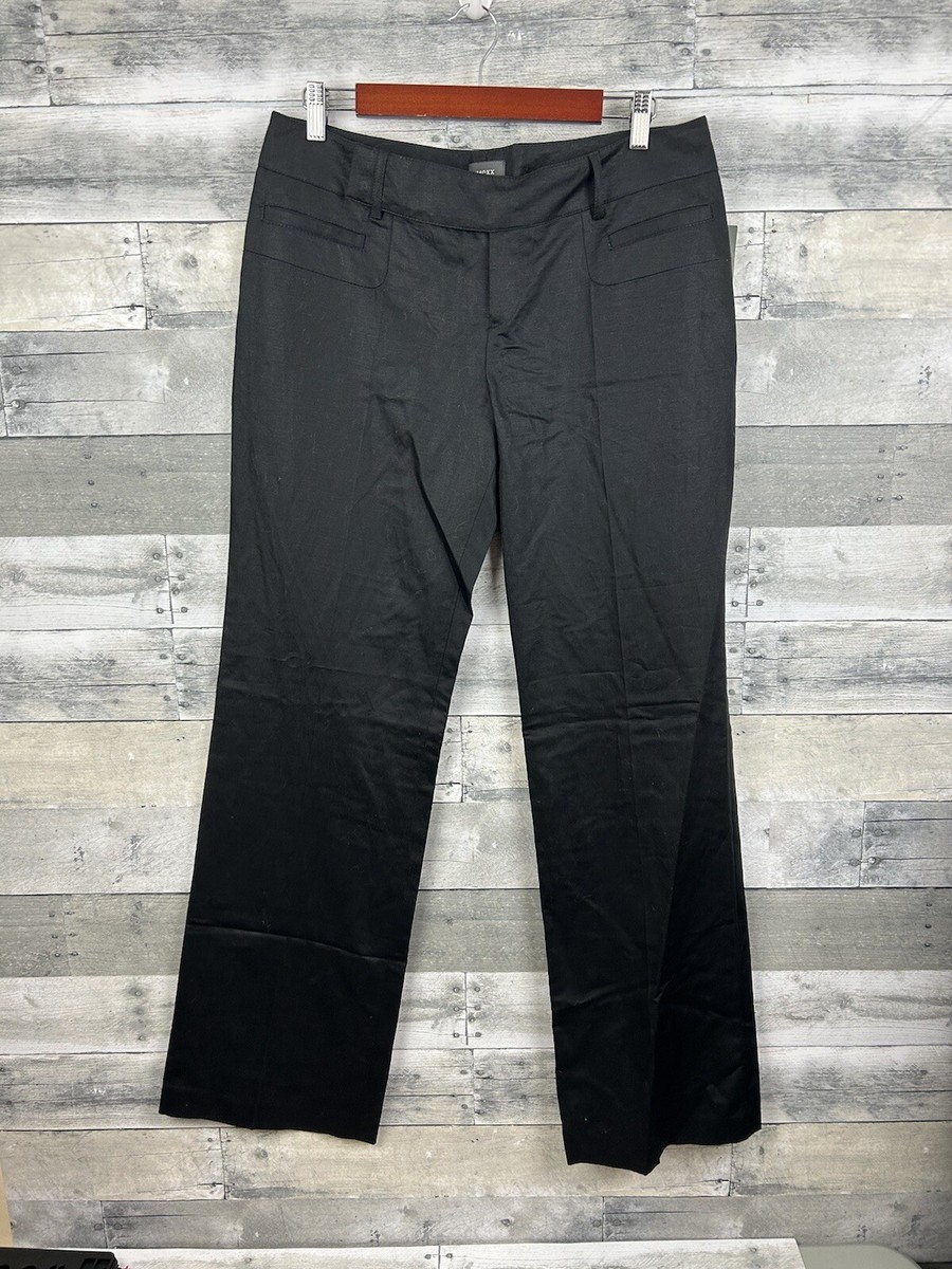 Mexx Womens Black Linen Blend Dress Pants 10 NWT Mexx Womens Black Linen Blend Dress Pants 10 NWT