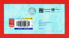 6,05 &euro; EF QR-Code EXPRESS-FDC EF PC-Freimachung StampIt LX-Ersttag Mchn.-Flugh.