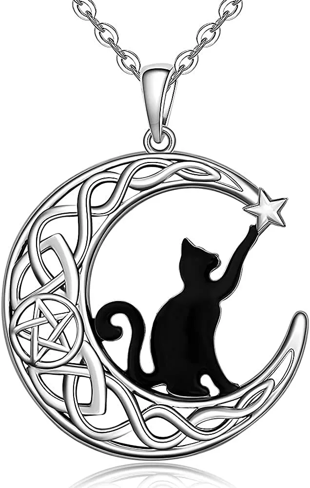 Cat Necklace, Black Killer Cat Pendant, Kitten With Knife, Cute Cat Kitty  Necklace For Women, Cute Animal Pendant Necklace Gifts | Fruugo NO