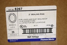 THOMAS & BETTS BOX OF 25 2" SEALING RINGS T&B  5267 NIB (25X)