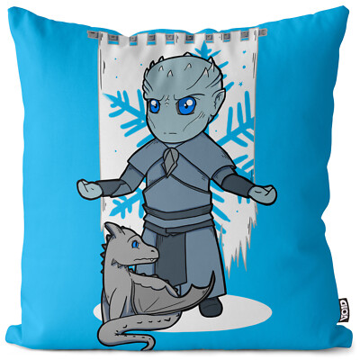 Chibi Nachtkönig Kissenbezug Kissen game weiße wanderer thrones schnee König got