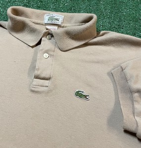 lacoste polo beige