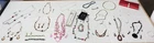 Vintage/Now Jewelry Estate Lot Sterling Silver  Bracelet Necklace Rings Wear