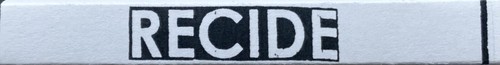 RECIDE - DEMO II CASSETTE TEXAS D-BEAT HARDCORE PUNK SKELETON NOSFERATU LTD 60 - Picture 7 of 7