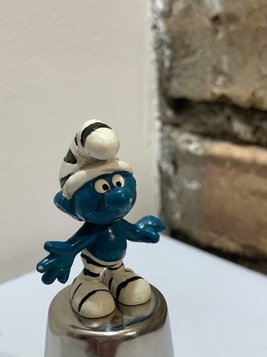 Vintage Smurf Figurine Prisoner Smurf 20010 PVC Toy Peyo Figurine Schleich - 第 7/8 張圖片