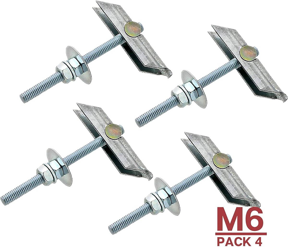 Tasselli Ad Ancora Asimmetrica M8 Acciaio Zincato - 8 Pezzi Per Cartongesso E Soffitti - Foto 8