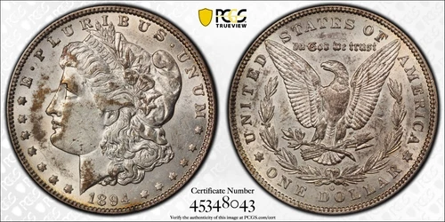 1894-O Morgan Silver Dollar PCGS AU55 #8043