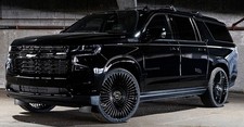 24 Flow Forged Wheels Fit Chevy Silverado Tahoe Suburban Floater Caps Wheels4