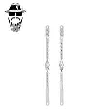 ORIGINAL LOWRIDER 20" Bird Cage Twisted Bicycle Spring Durable Fork Bars Chrome.