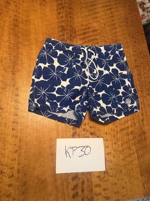North Sails Floral-Print Swim Shorts SZ 36 MENS KP30