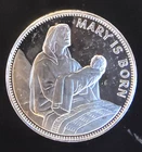 Mary Is Born Catholic Society Mint Bullion Vtg-0.925 Silver 26 Grams Art Medal