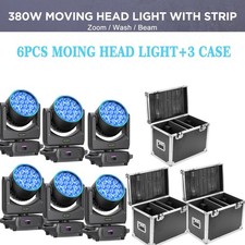 UKING 380W LED Wash Zoom Moving Head Light RGBW DJ Disco Party Stage Light DMX