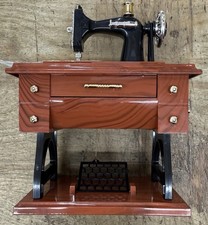 Vintage Mini Sewing Machine Music Box Free Shipping