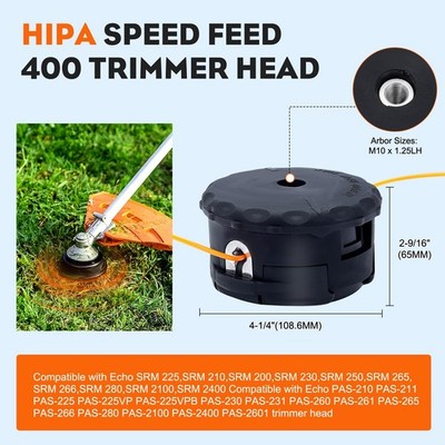SRM-225 Trimmer Head For Echo SRM-230 SRM-2620 Speed-Feed 400 String Trimmer