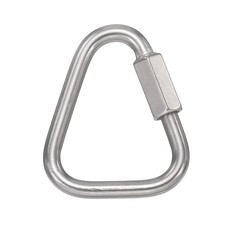 Metal Triangle Rings, Stainless Steel Triangular Buckle, 0.3"