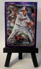 2024 Topps Chrome Mackenzie Gore #94 Sonar Purple Refractor /275 Nationals