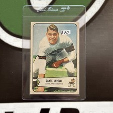 1954 Bowman #111 DANTE LAVELLI  Cleveland Browns Exmt HOF READ