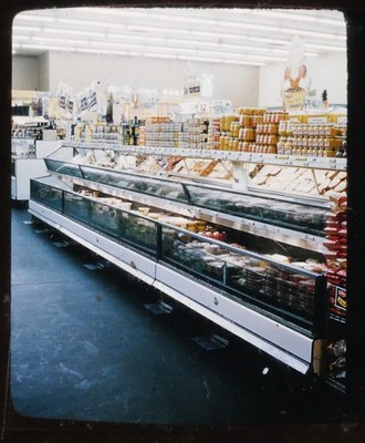 VONS Market Los Angeles California - 1950s Stereo realist Slide #2513