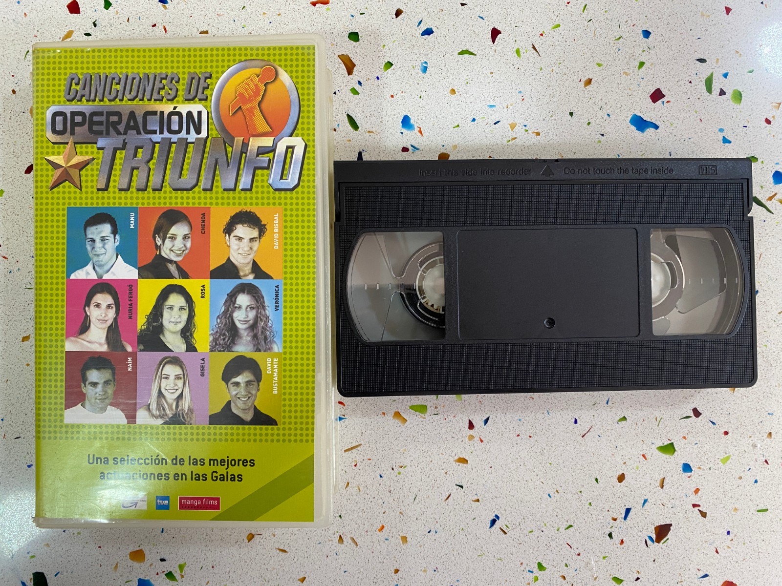 BISBAL CANCIONES DE OPERACION TRIUNFO VHS Musical MGM/UA PAL
