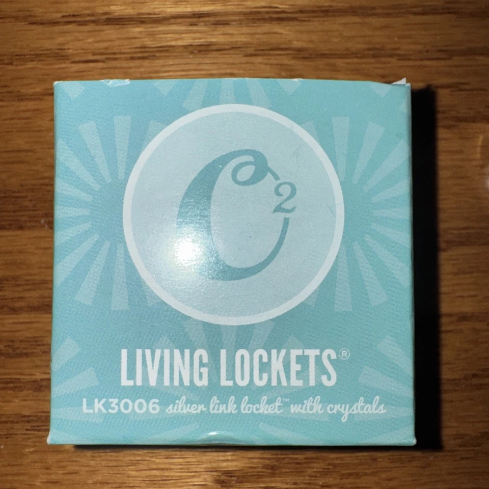 Origami Owl Crystal Floating Charm Locket Pendant With 5 Charms Hippie Theme  - Image 3 of 3