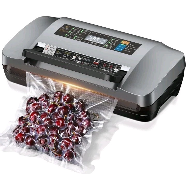 95Kpa Vacuum Sealer Machine,Commercial Full Automatic Food Sealer,Powerful DV608