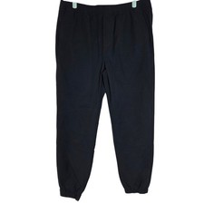 Banana Republic Women's Black Jogger Pants Size M Elastic Waist Pull On