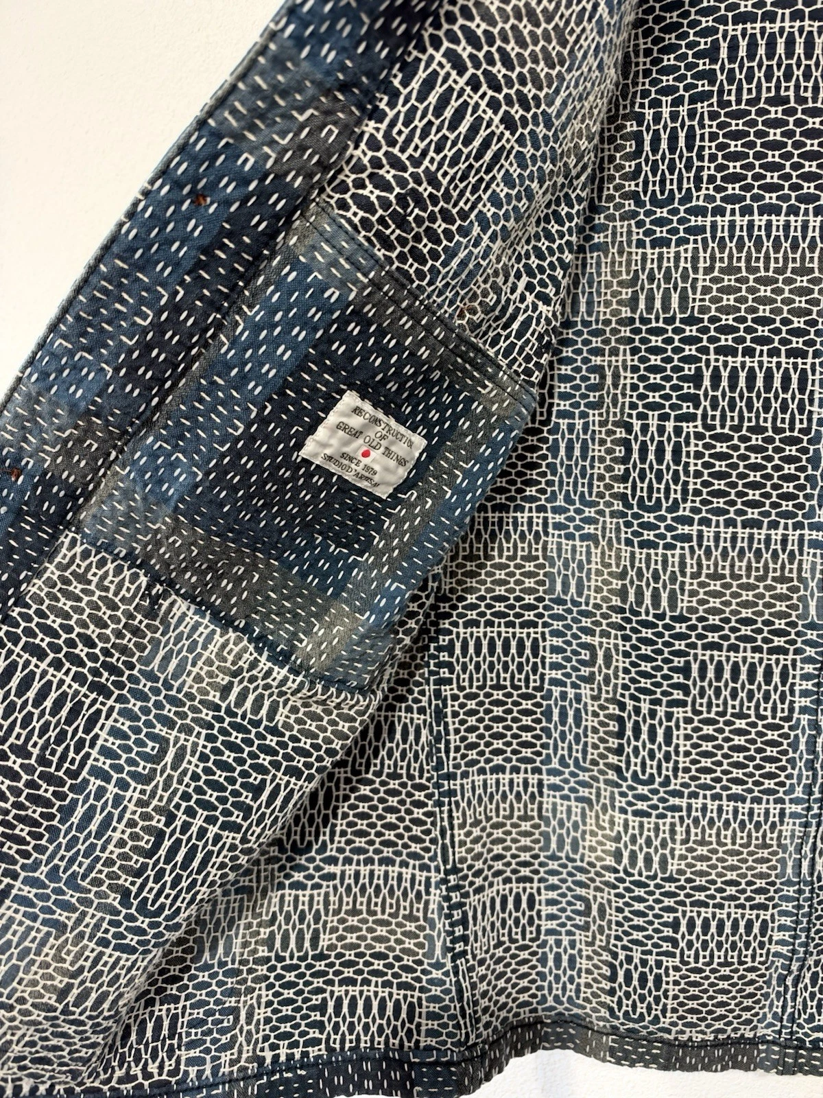 Studio Dartisan Noragi Sashiko Coveralls Version - product detail image 7