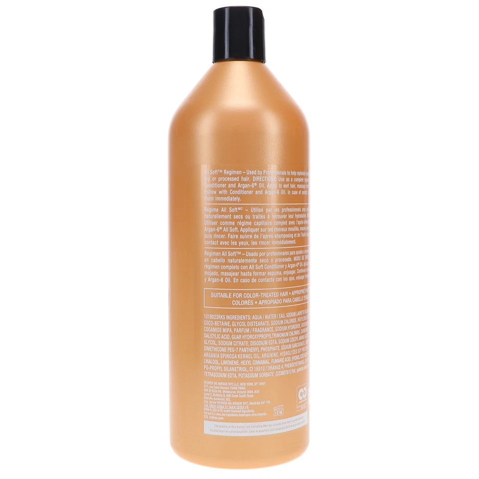 Redken All Soft Shampoo 33.8 oz - Image 4 of 4