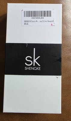 Shengke SK Classic Women's Quartz Watch Silver & Rose Gold Two-Tone Luxury BNIB
