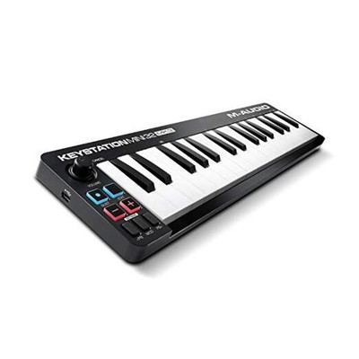 M Audio Keystation Mini 32 MK3 - Ultra Portable Mini USB MIDI Keyboard 