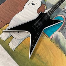 Chitarra elettrica personalizzata DIME Washbun Dimebag modello Darrell rilegatura grigia