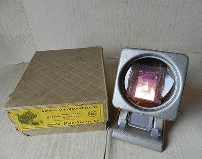 Vintage Diasiewer Kindermann 1960 Amato Slide-Viewer 55 Nr.9555