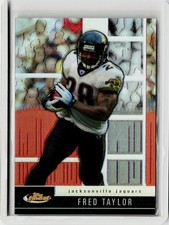 2008 TOPPS FINEST BLACK REFRACTOR #27 - FRED TAYLOR #ED 35/99