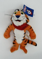 Vintage 1997 Tony The Tiger Plush Stuffed Animal Kelloggs Frosted Flakes 9.5inch