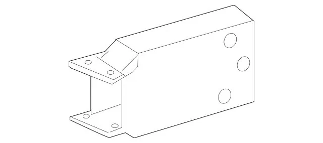 Genuine Mercedes 2015-2023 C300 C43 AMG C350e C450 Rail Extension 205-620-05-95