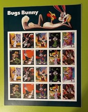 Bugs Bunny Looney Tunes Forever Stamp Sheet 2020 Mint *Retired USPS Carrier*