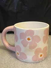 Modern Expressions Ceramic Mug Pink Flowers