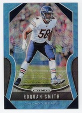 2019 Panini Prizm Roquan Smith Blue Wave Prizm #106 #/199 Bears