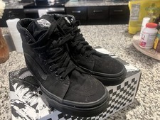 Vans Sk8-Hi Black/black Mens 6.5 Womens 8