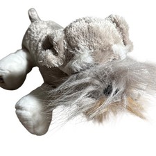Ganz Webkinz Schnauzer Plush Dog Grey White Stuffed Animal Toy W Logo No Code