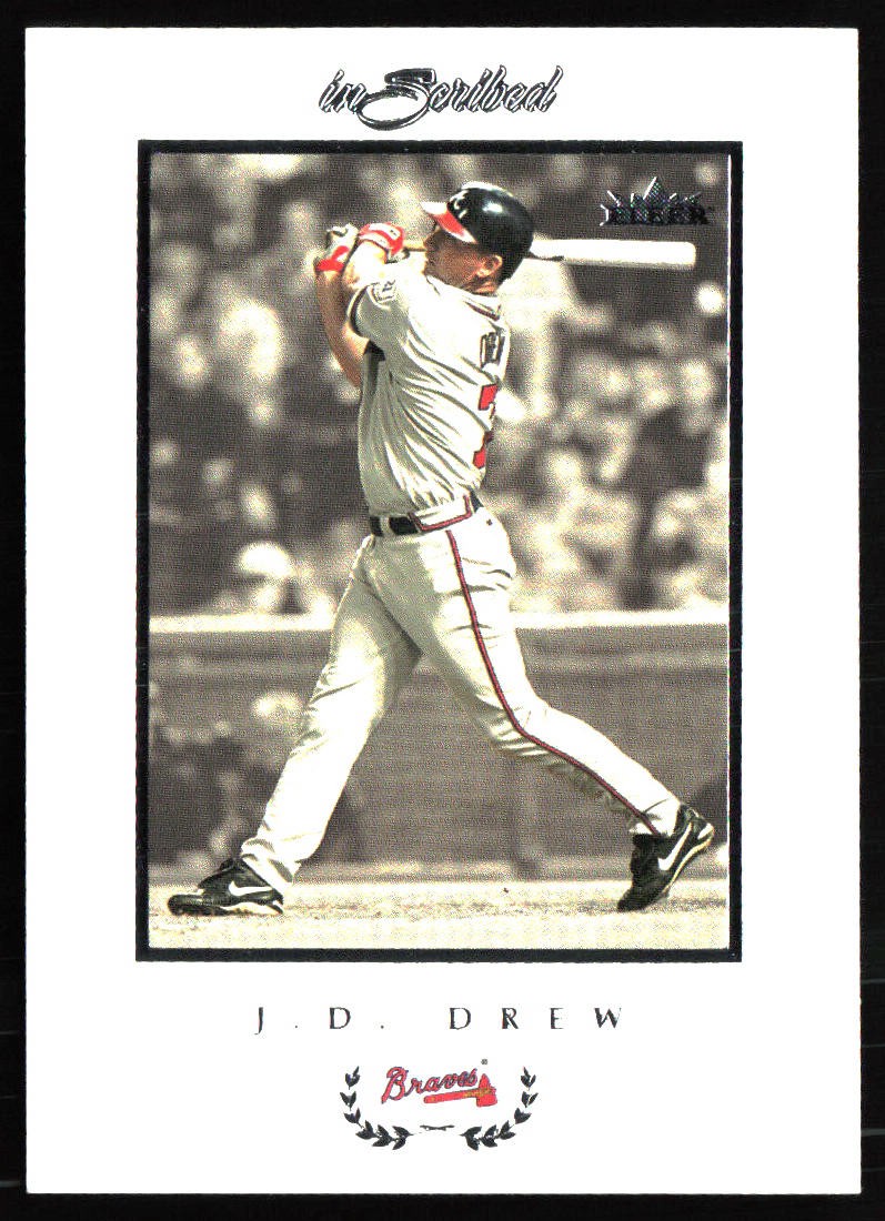 2004 Fleer InScribed #7 J.D. Drew Atlanta Braves