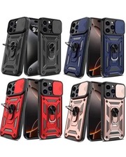 iPhone Case For 17Pro 14 15 Max 11 SE XR 16 17 Shockproof 360 Ring Stand Armor